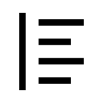 Text Align Left SVG Icon